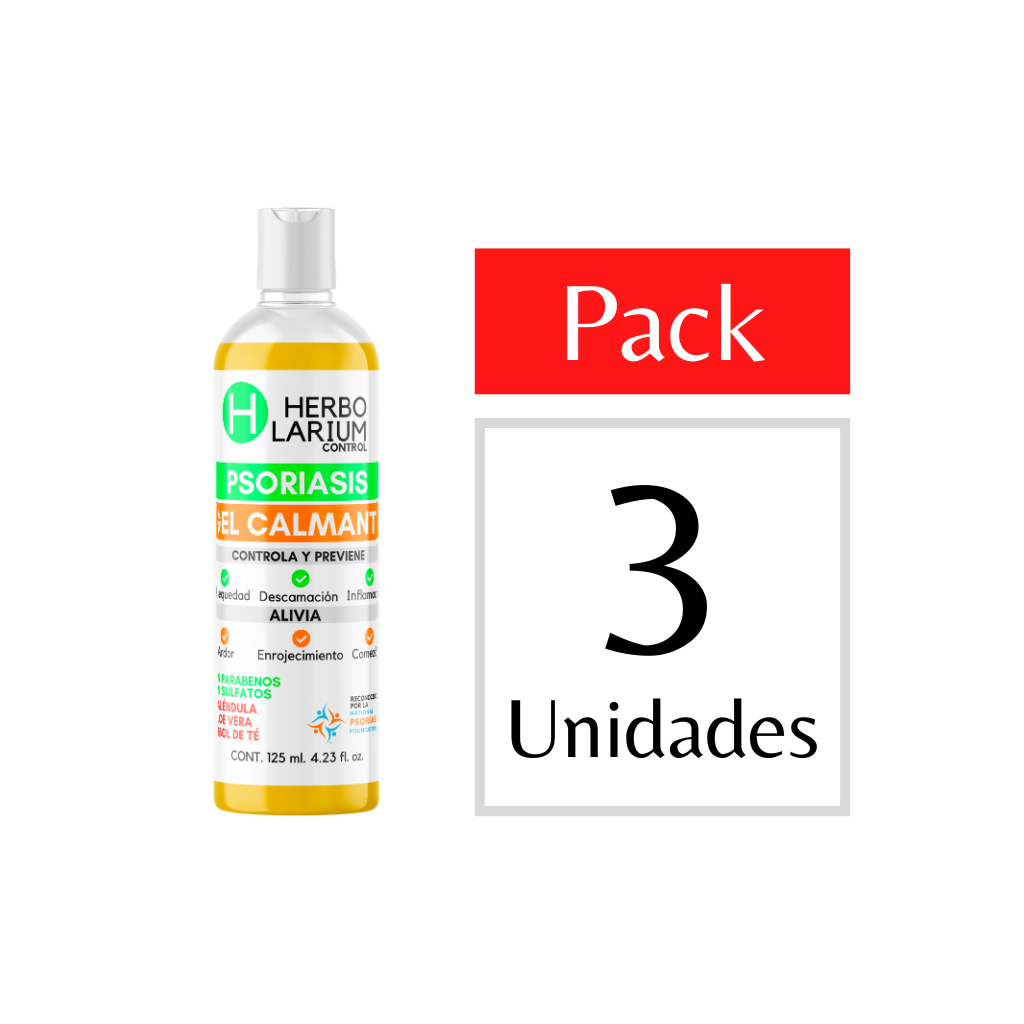 GEL CALMANTE CONTROL PSORIASIS TRATAMIENTO PARA 3 MESES