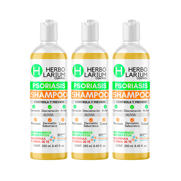 SHAMPOO CONTROL PSORIASIS TRATAMIENTO PARA 3 MESES